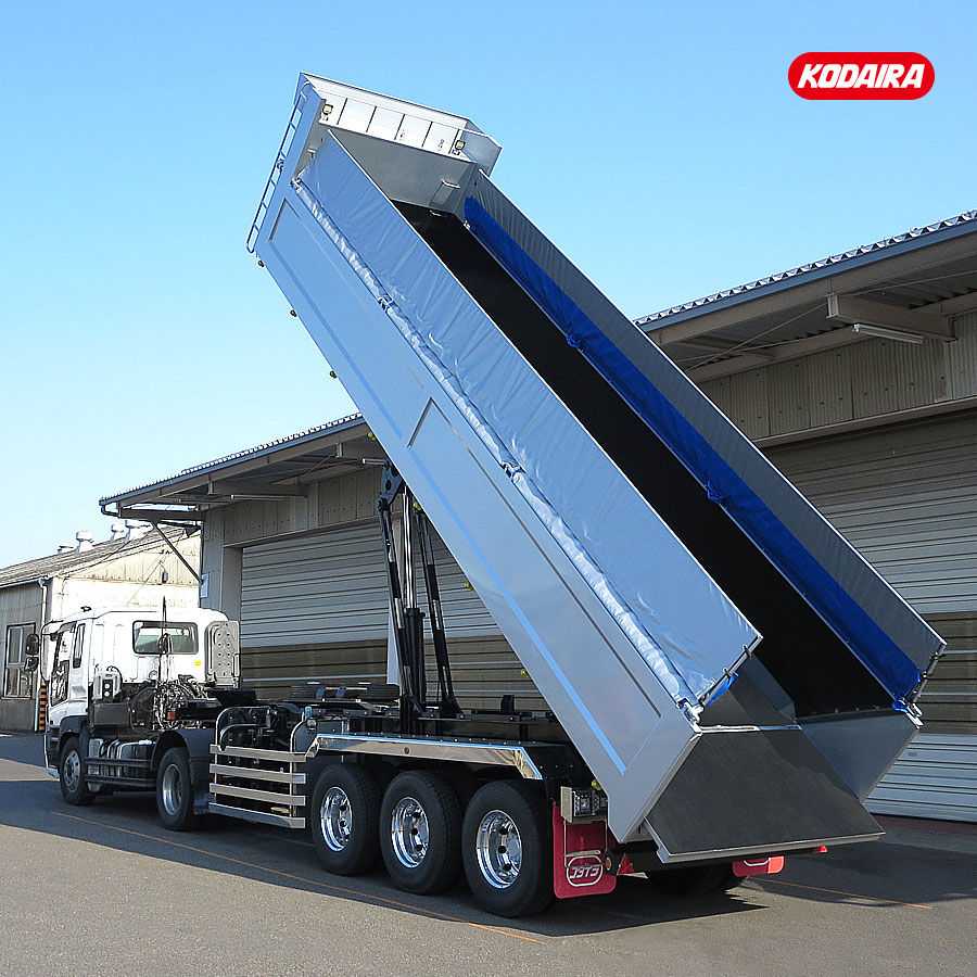 コダイラ型　バーチカルFOゲートダンプトレーラ